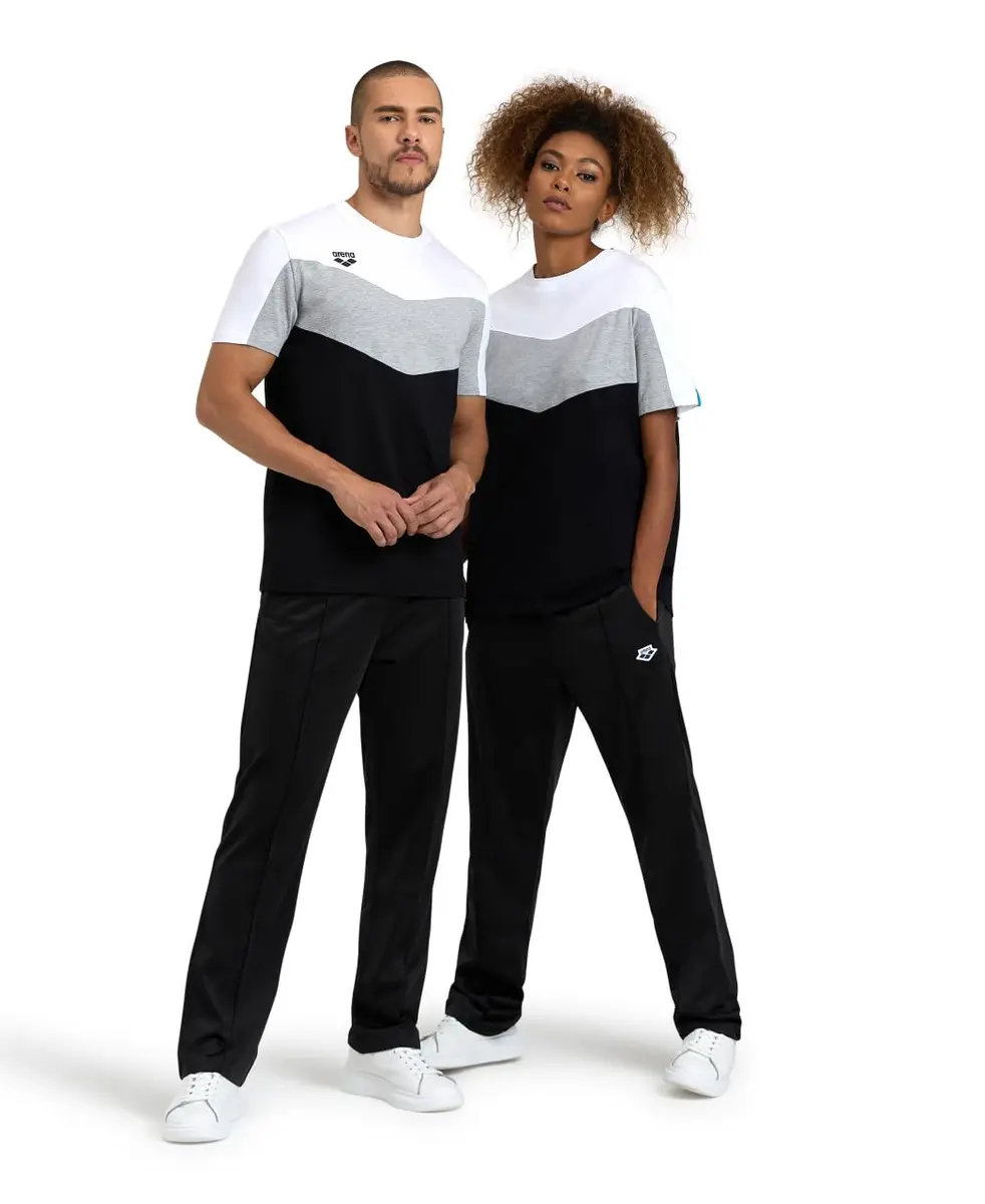 ARENA Unisex Cotton T-Shirt Regular Fit Crew Neck XX-Large | Color Block Print Comfort - view 7
