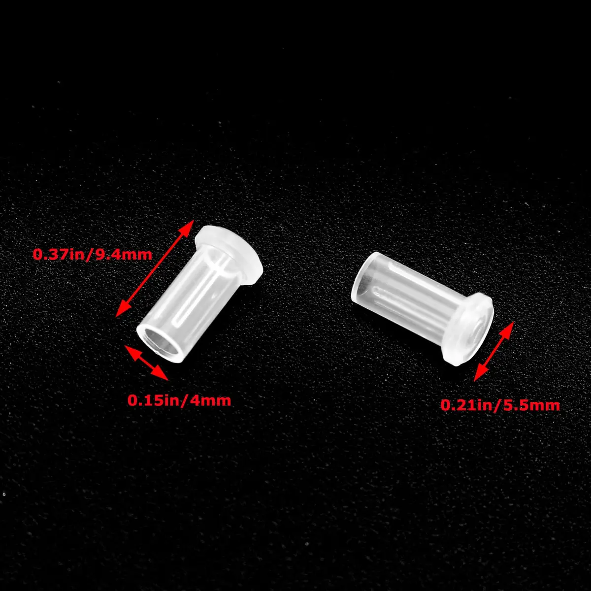 Lind Kitchen Fiber Optic Dust Caps 100PCS | Transparent T-Shaped Connectors for Devices & Cables - view 3
