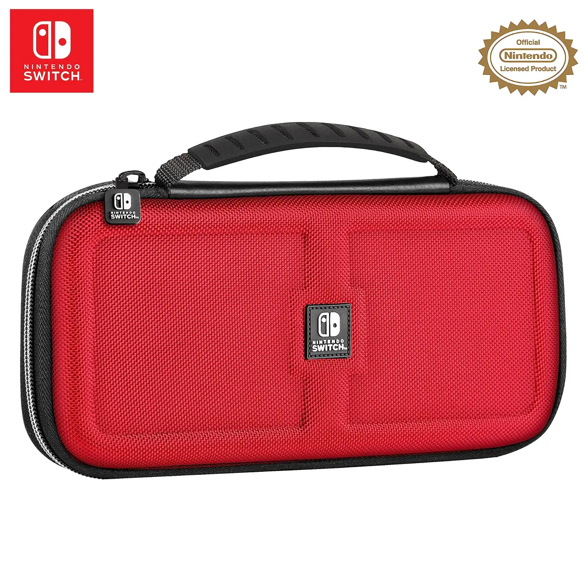 Game Traveler Deluxe Licensed Travel Case for Nintendo Switch OLED, Switch & Lite | Red Ballistic Nylon - view 2