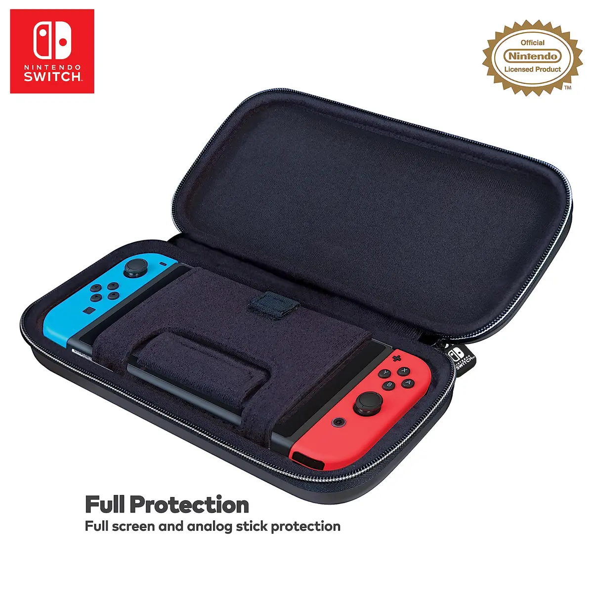 Game Traveler Deluxe Licensed Travel Case for Nintendo Switch OLED, Lite & Standard | Purple Ballistic Nylon - view 6