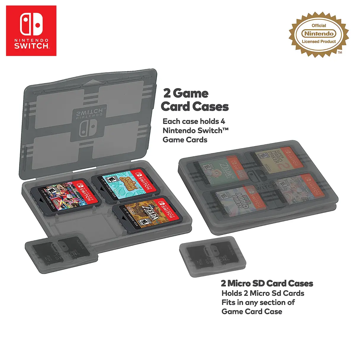 Game Traveler Deluxe Licensed Travel Case for Nintendo Switch OLED, Lite & Standard | Purple Ballistic Nylon - view 8
