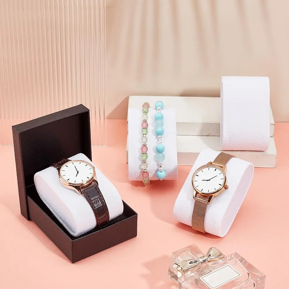 PH PandaHall 12pcs Watch Pillow Inserts 2.8×1.8×1.5" White Watch Display Pillow for Jewelry & Small Business - view 4