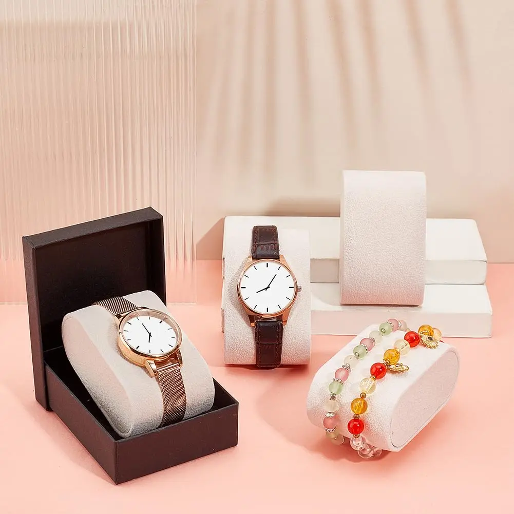 PH PandaHall 12pcs Watch Pillow Inserts Beige | Jewelry Display Cushion for Small Business - view 4