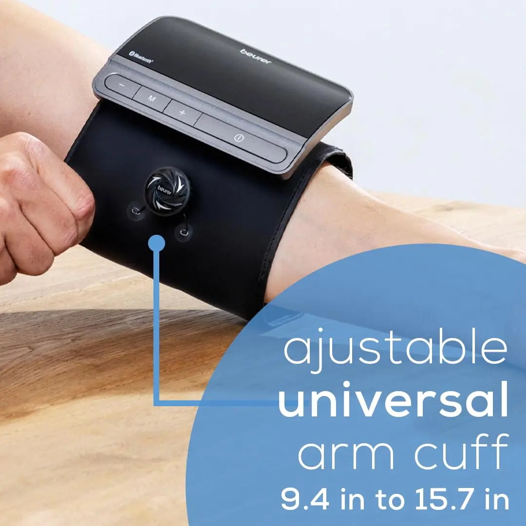 Beurer BM81 easyLock Automatic Upper Arm Blood Pressure Monitor with Bluetooth | 24-40 cm Cuff - view 6