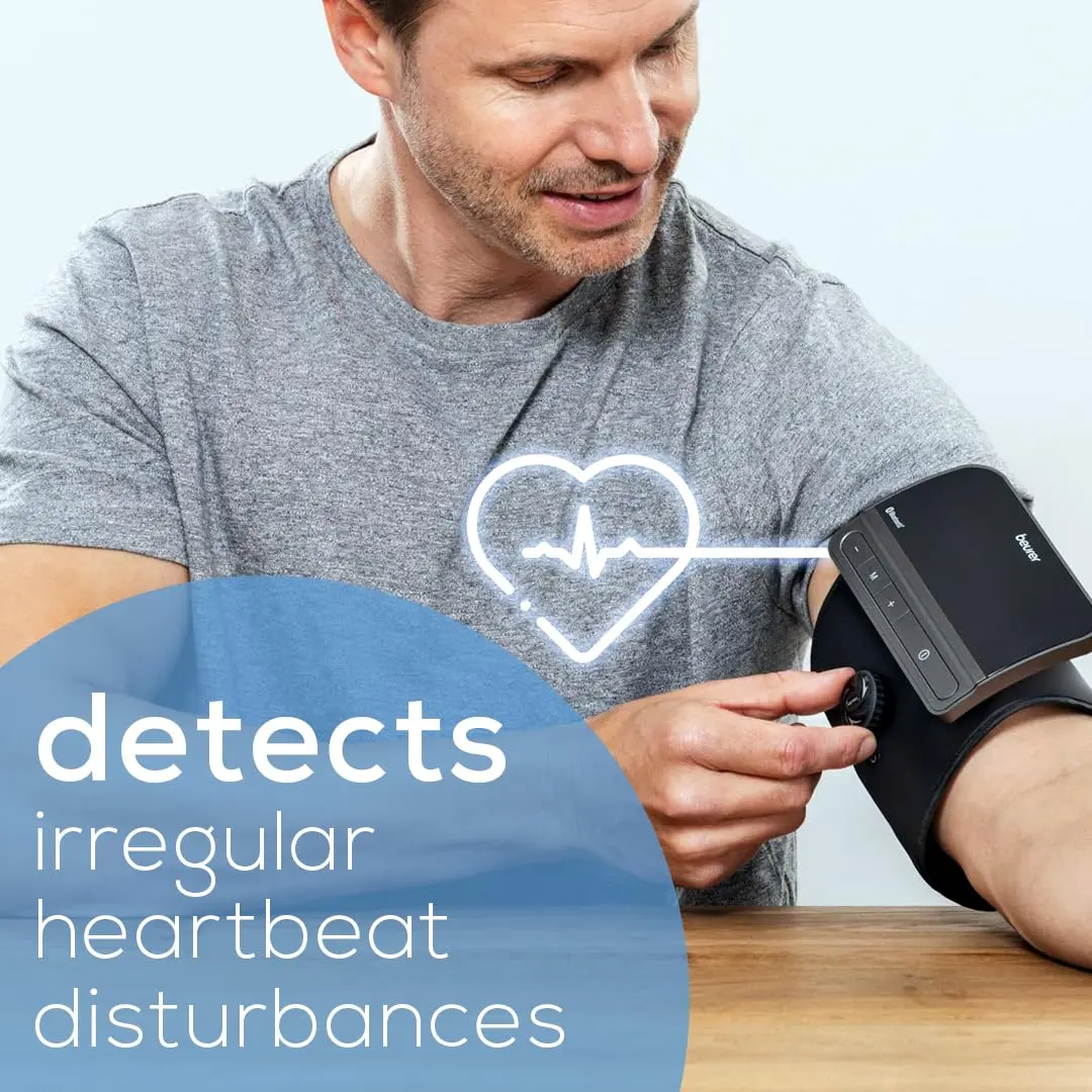 Beurer BM81 easyLock Automatic Upper Arm Blood Pressure Monitor with Bluetooth | 24-40 cm Cuff - view 4