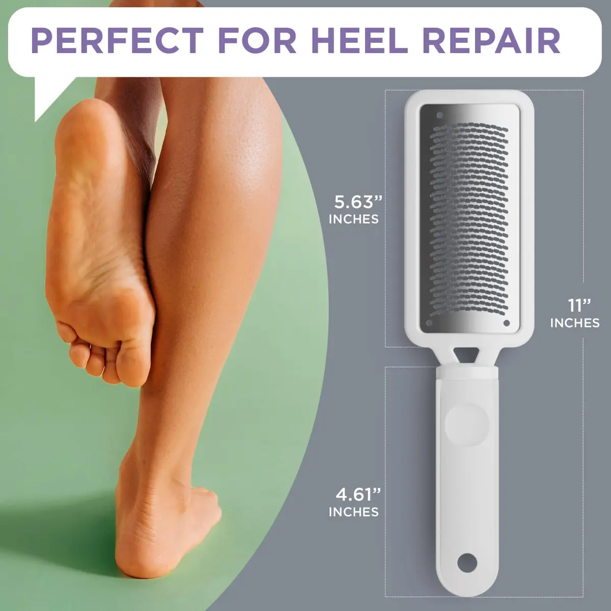 Lee Beauty Professional Foot File Scrubber for Cracked Heels & Dry Skin | Smooth Foot Pedicure Tool - view 5