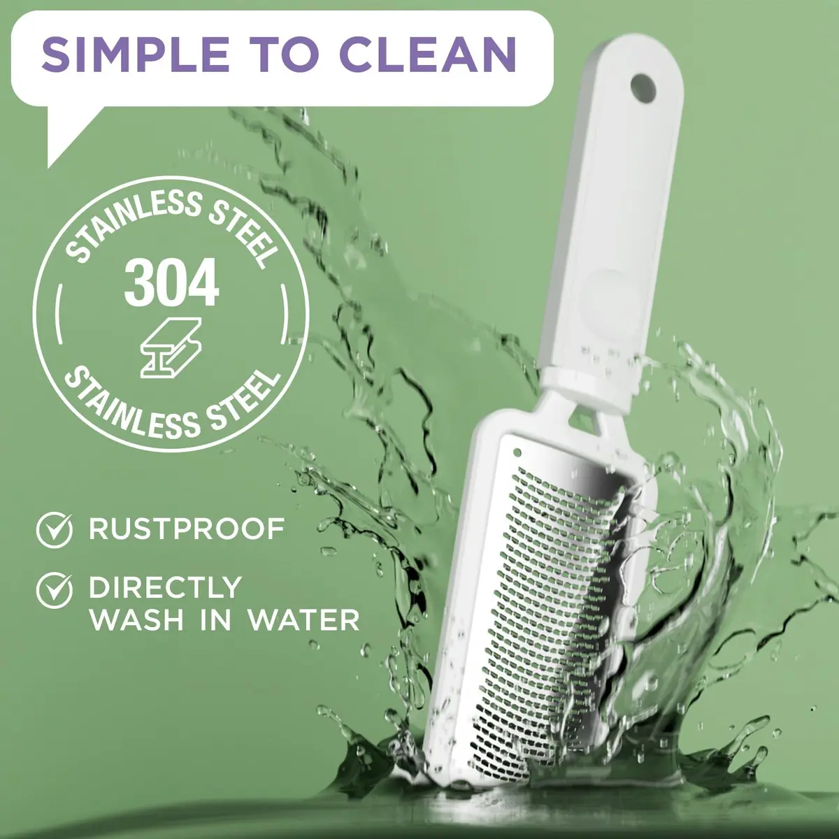 Lee Beauty Professional Foot File Scrubber for Cracked Heels & Dry Skin | Smooth Foot Pedicure Tool - view 4