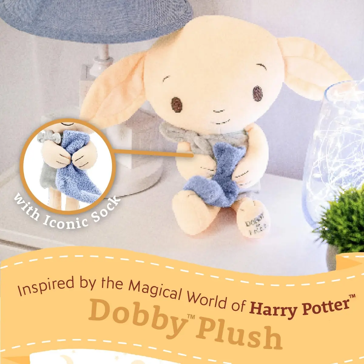 Kids Preferred Harry Potter Dobby Plush 15 inches | Soft, Collectible House Elf Toy - view 2