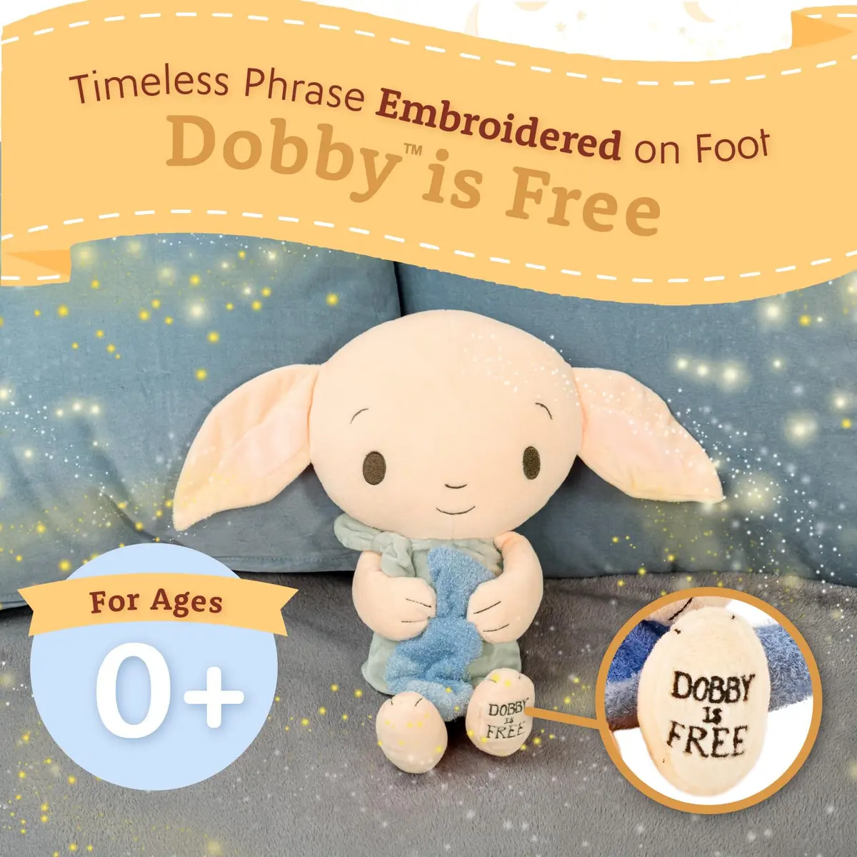 Kids Preferred Harry Potter Dobby Plush 15 inches | Soft, Collectible House Elf Toy - view 4