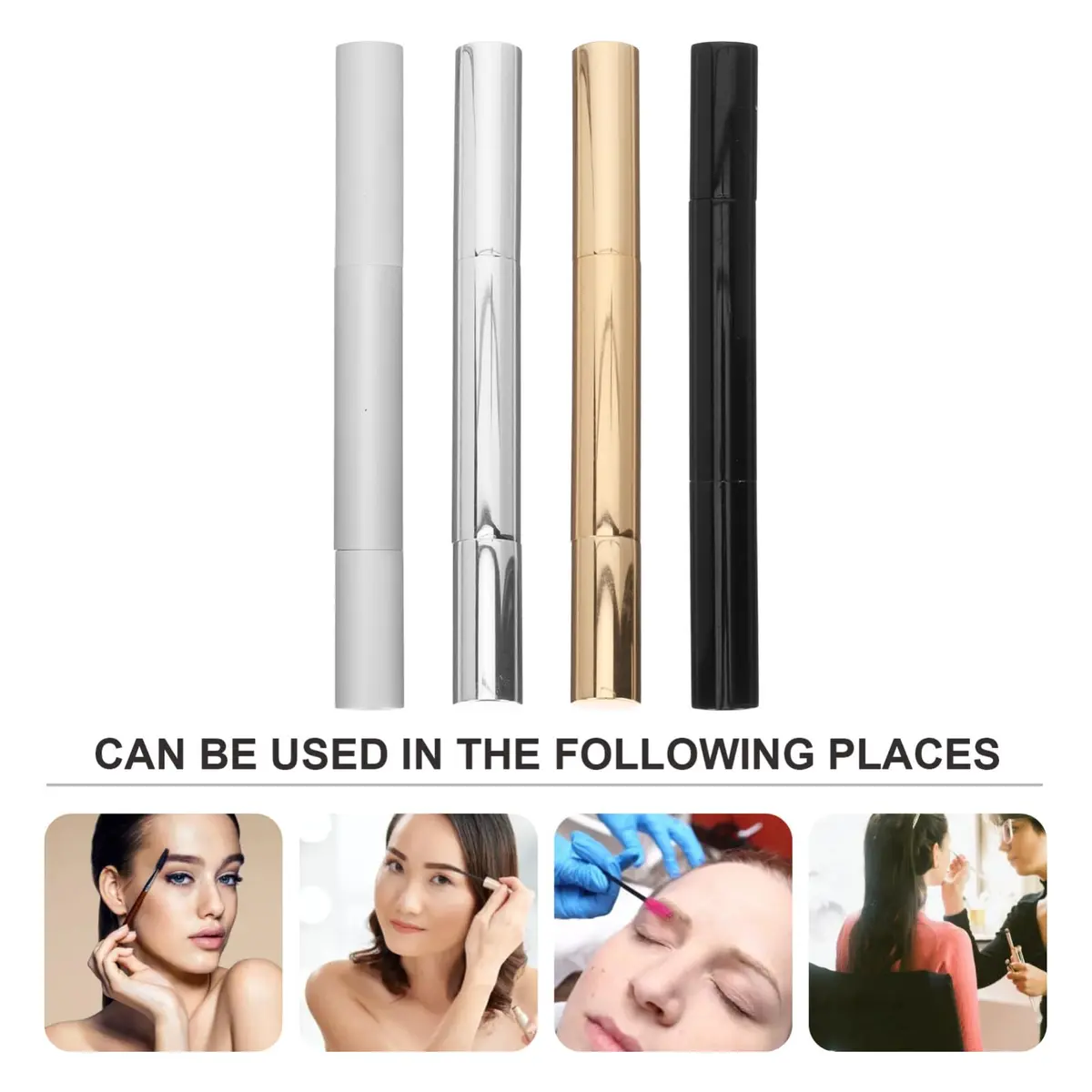 FRCOLOR Empty Nail Oil Pen Tube 4-Pack 3ml (0.1 Fl Oz) | Refillable Cosmetic Applicator for Travel - view 7