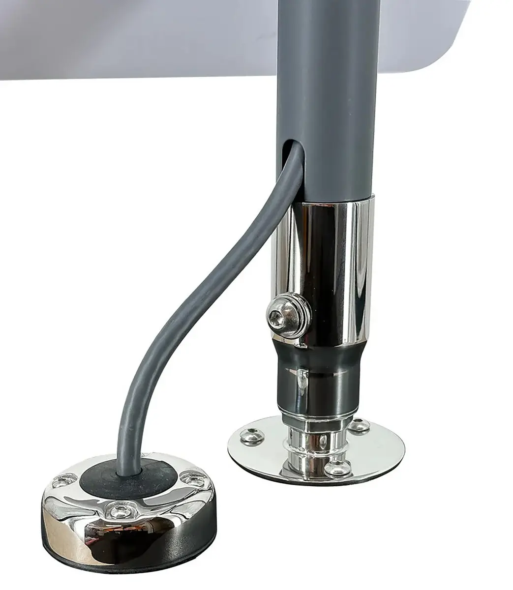 SEAVIEW 1"-14 Actuated Adapter Compatible with Starlink Standard & Enterprise | Marine-Grade Stainless Steel - view 6