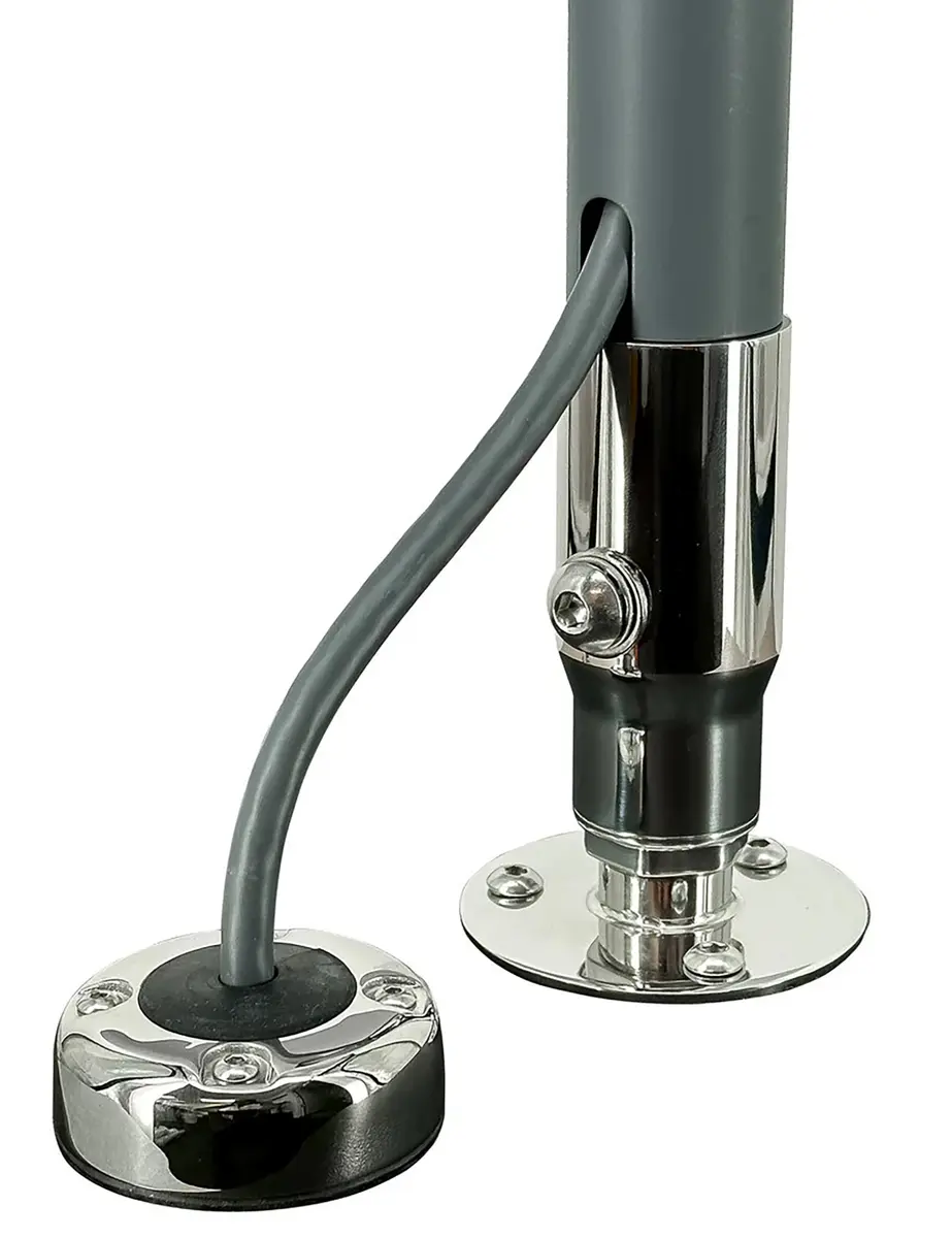SEAVIEW 1"-14 Actuated Adapter Compatible with Starlink Standard & Enterprise | Marine-Grade Stainless Steel - view 2