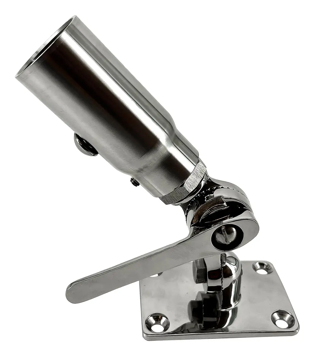 SEAVIEW 1"-14 Actuated Adapter Compatible with Starlink Standard & Enterprise | Marine-Grade Stainless Steel Adjustable Mount - main product image