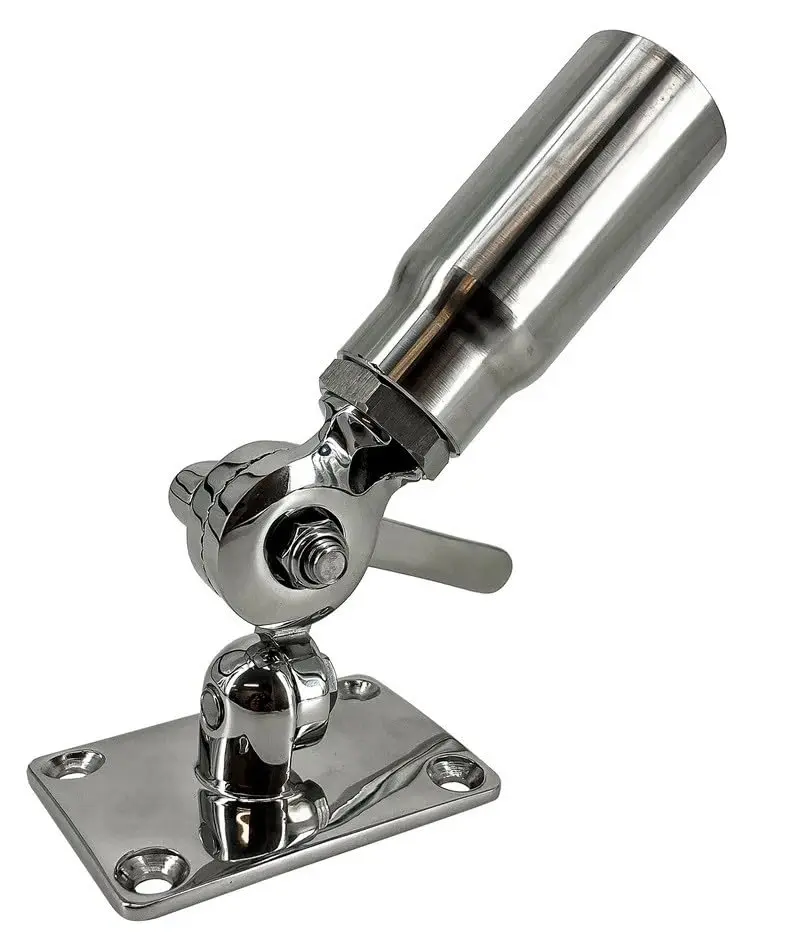 SEAVIEW 1"-14 Actuated Adapter Compatible with Starlink Standard & Enterprise | Marine-Grade Stainless Steel Adjustable Mount - view 7