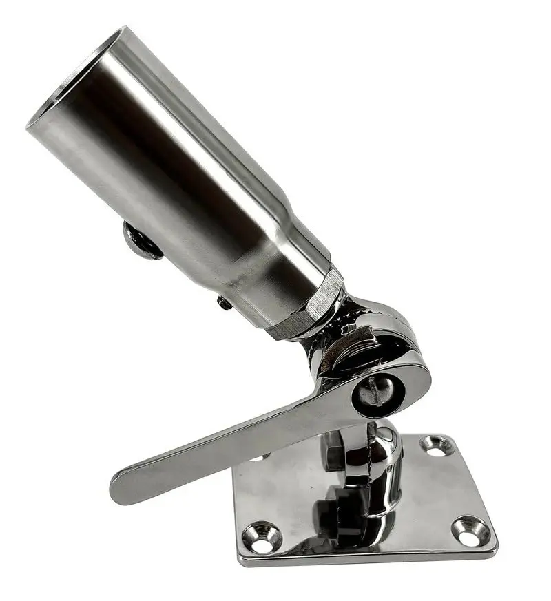 SEAVIEW 1"-14 Actuated Adapter Compatible with Starlink Standard & Enterprise | Marine-Grade Stainless Steel Adjustable Mount - view 4