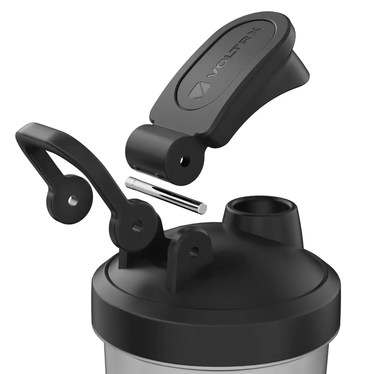 VOLTRX Merger Electric Protein Shaker Bottle 710ml (24oz) | USB-C Rechargeable Mixer for Smooth Shakes - view 9