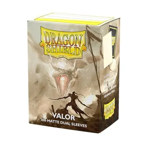 Dragon Shield Matte Dual Standard Size Card Sleeves (100 CT, Valor) | USA Import for TCG Protection - main product image