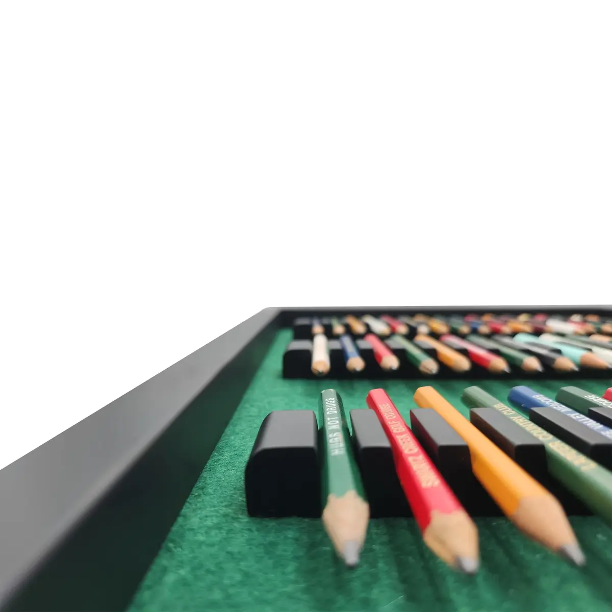 18hills Premium Wood Golf Pencil Case Holder Display 17.4x13.7x1.25 inches | Holds 51 Pencils - view 5