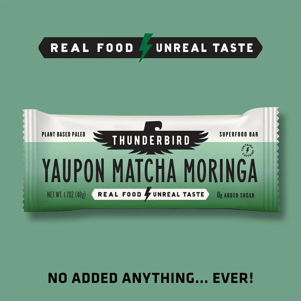 Thunderbird Bars Energy Snack Gluten-Free Protein Vegan Paleo Non-GMO 12x1.7 oz | Real Food Fuel - view 3