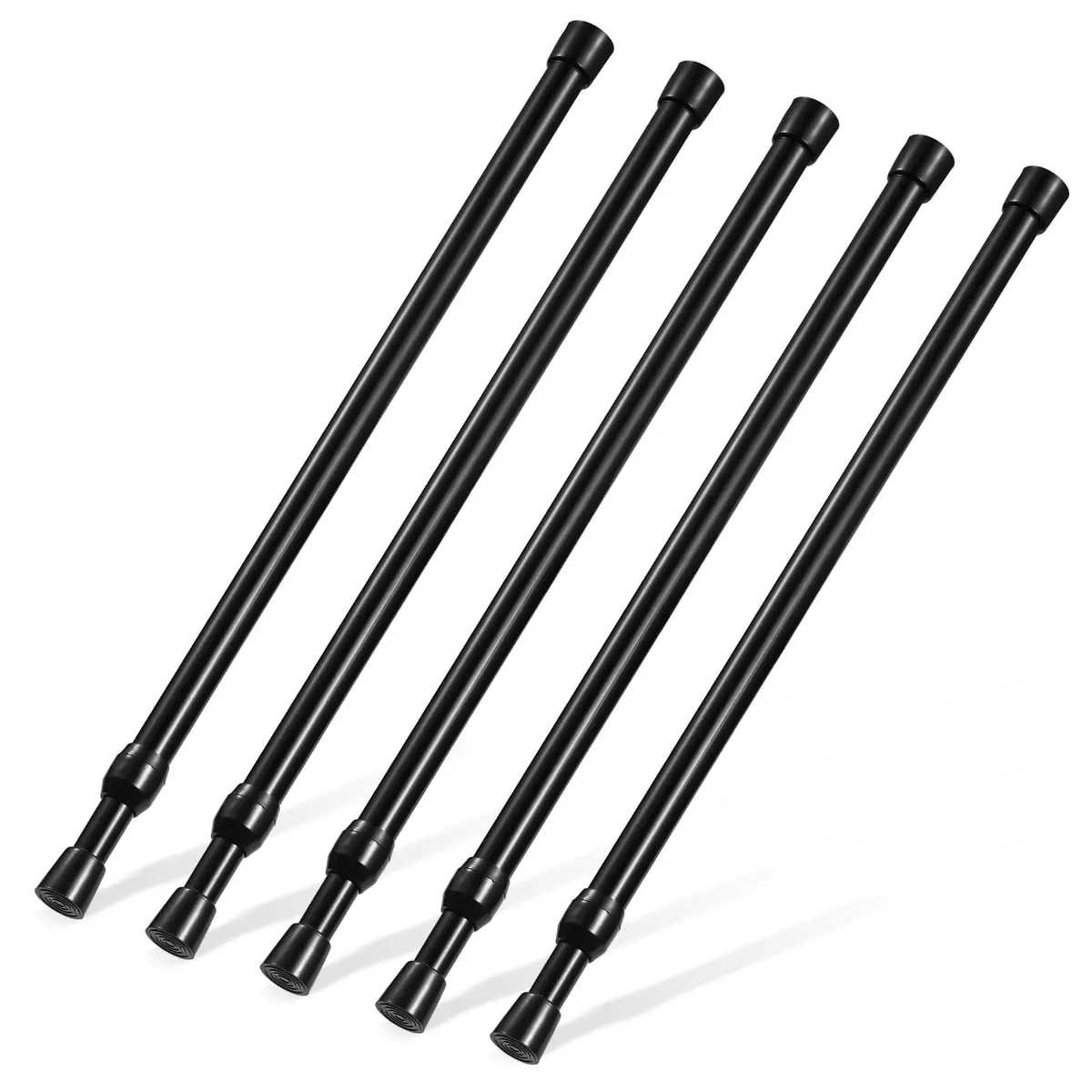 Goowin Small Tension Rod 16-28 Inch | No Drilling Expandable Spring Tension Rods for Closet & Curtain - main product image