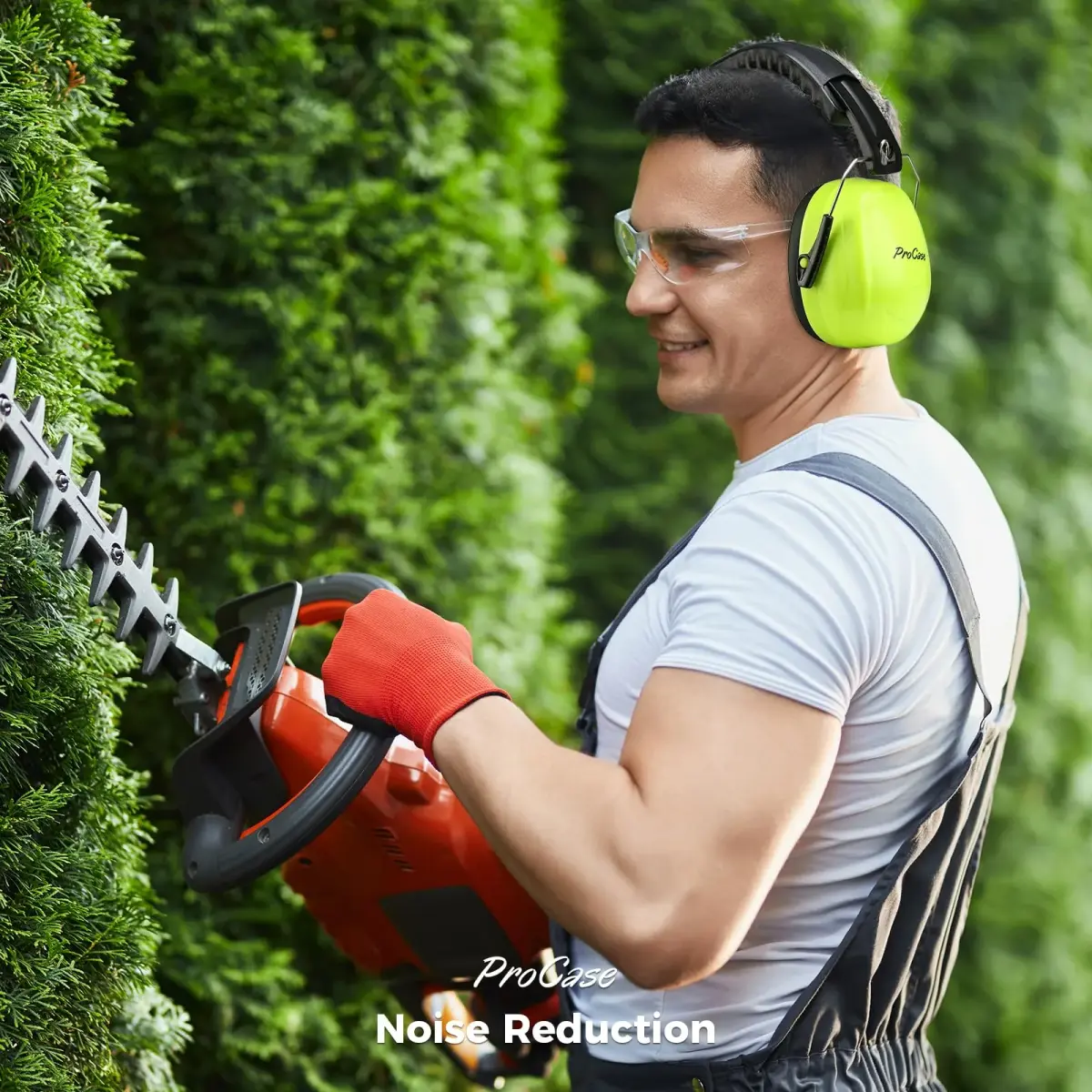 ProCase NRR 32dB Safety Ear Muffs, Foldable Hearing Protection for Adults & Kids | ANSI S3.19 Certified Noise Reduction Earmuffs - view 9