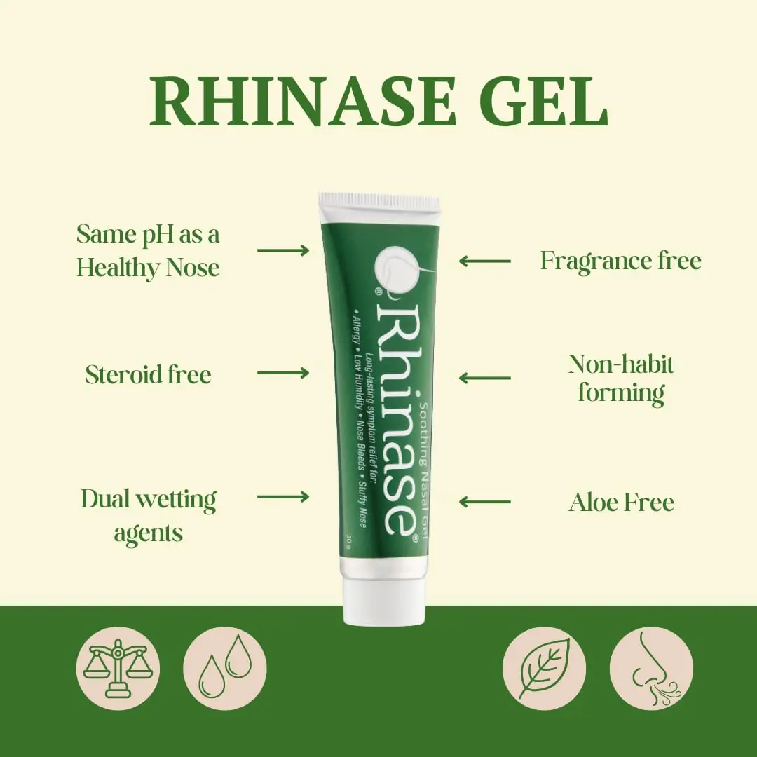 Rhinase Saline Nasal Gel 3 Pack | Nasal Dryness & Nosebleed Prevention (70-120 chars) - view 3