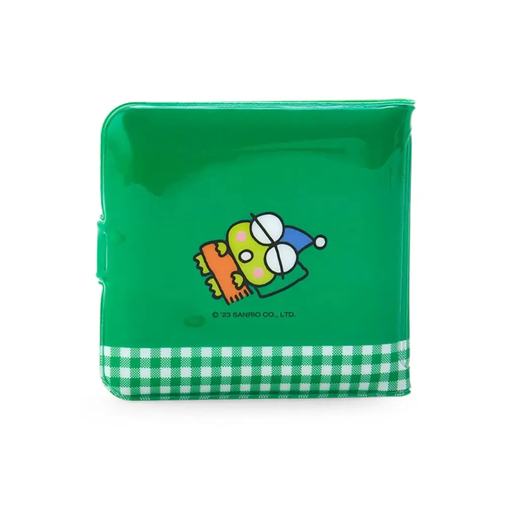 SANRIO Kerokeroppi Vinyl Wallet Green | Cute Anime PVC Wallet for Women - view 2