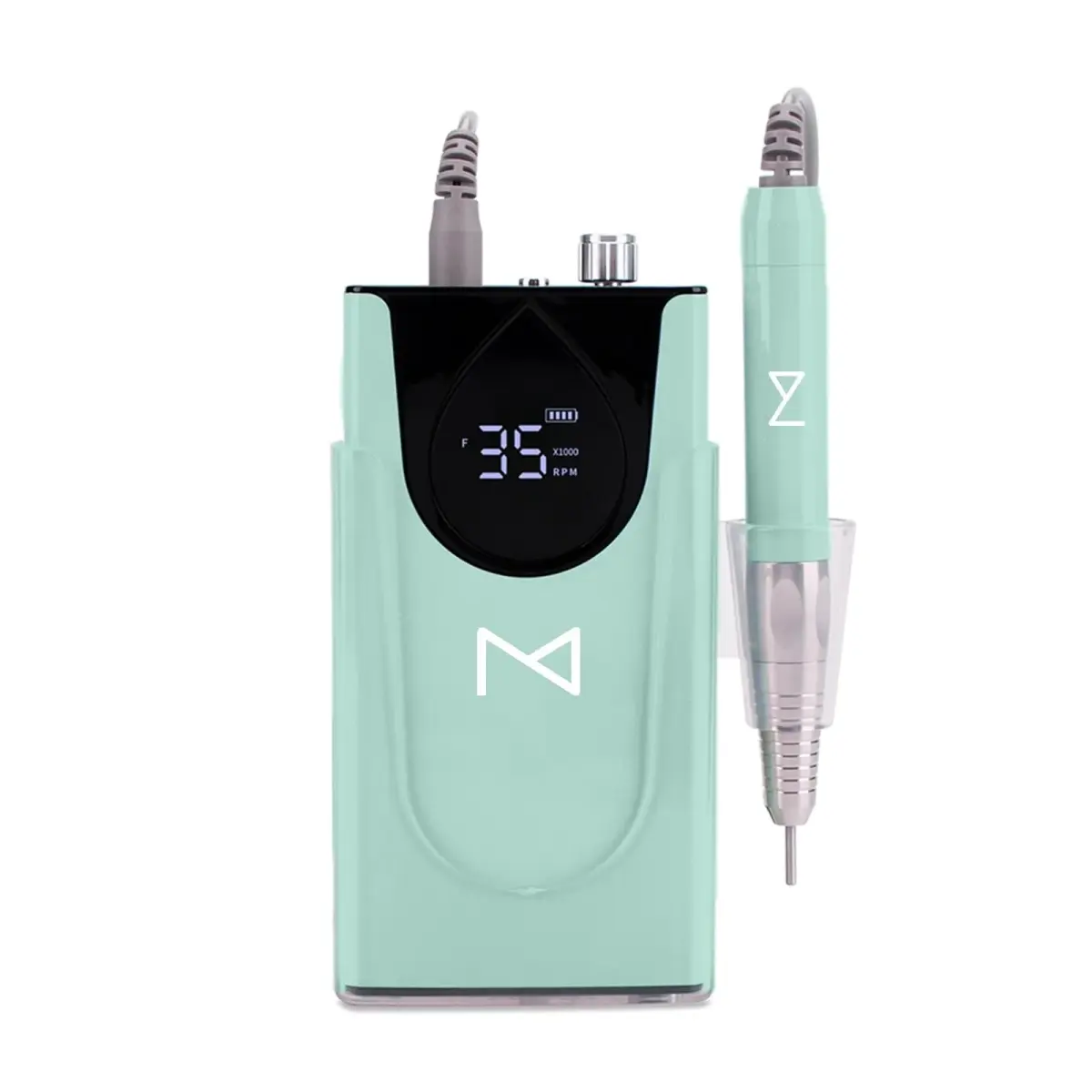 M Max Brushless Cordless Nail Drill 35000 RPM Mermaid | Professional 2-in-1 Efile Machine - view 2