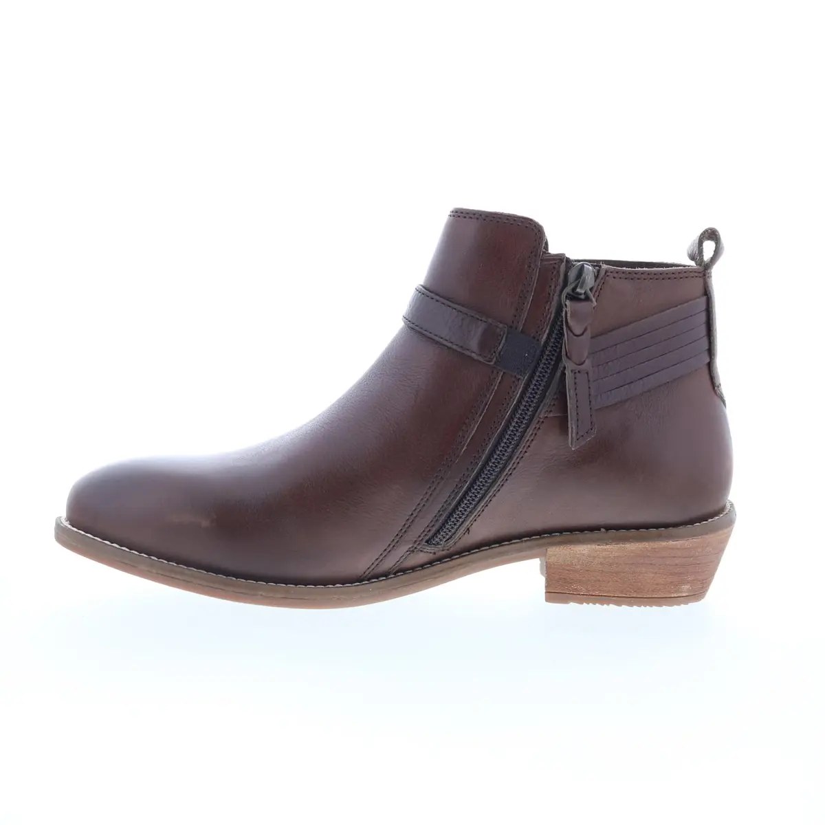 SoftWalk Women's Reade Chelsea Boot | Casual Ankle Boot with Fringe & Cushioned Footbed (8 Wide) - view 5
