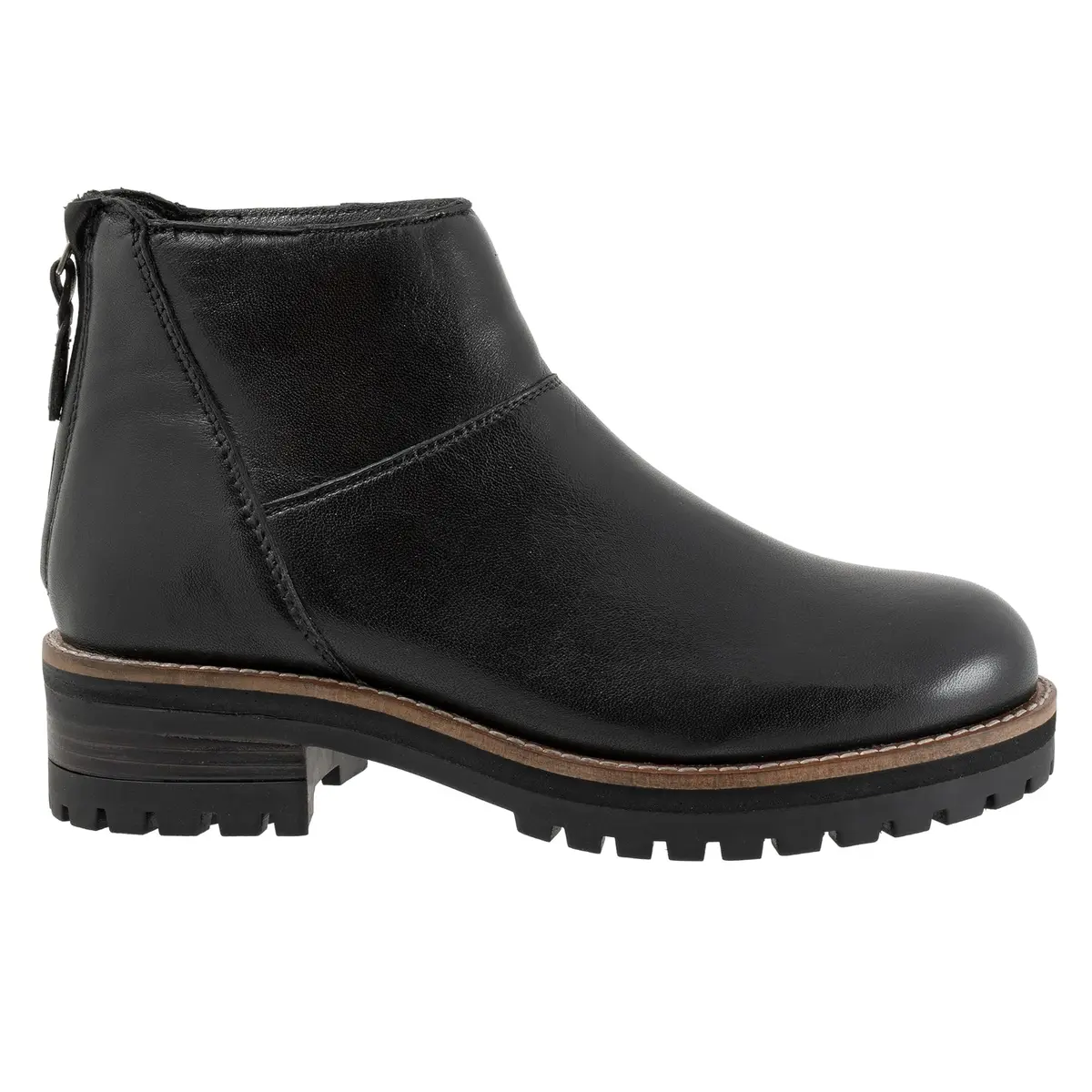 SoftWalk Elmhurst Women's Boot 9.5M | Leather Ankle Boot with Block Heel - view 8