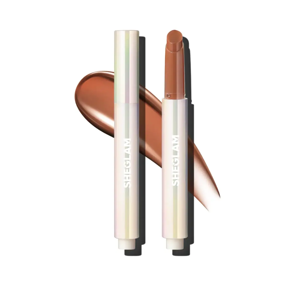 SHEGLAM PoutPerfect Moisturizing Solid Lip Gloss Lipstick - Mahogany Magic | Plumping Shine for Juicy Lips - main product image
