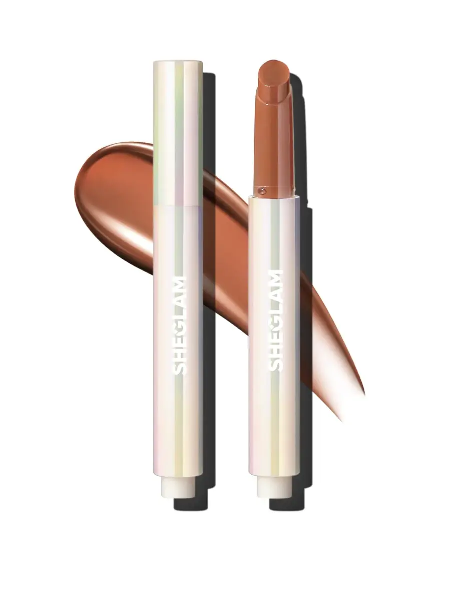 SHEGLAM PoutPerfect Moisturizing Solid Lip Gloss Lipstick - Mahogany Magic | Plumping Shine for Juicy Lips - main product image