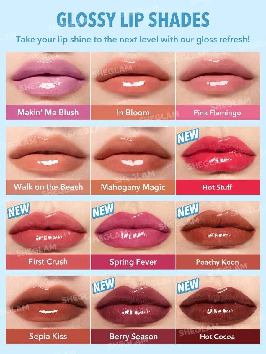 SHEGLAM PoutPerfect Moisturizing Solid Lip Gloss Lipstick - Mahogany Magic | Plumping Shine for Juicy Lips - view 5