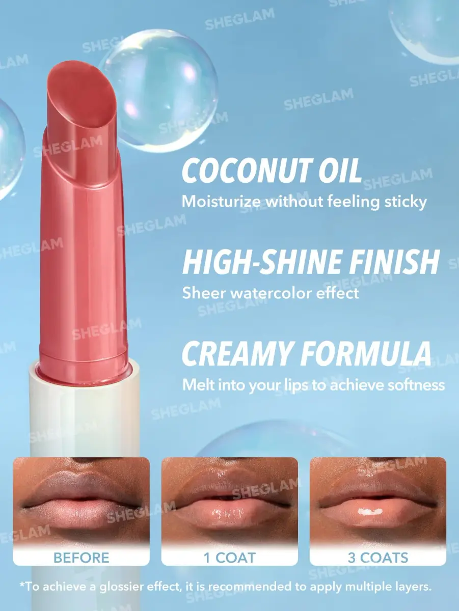 SHEGLAM PoutPerfect Moisturizing Solid Lip Gloss Lipstick - Mahogany Magic | Plumping Shine for Juicy Lips - view 4