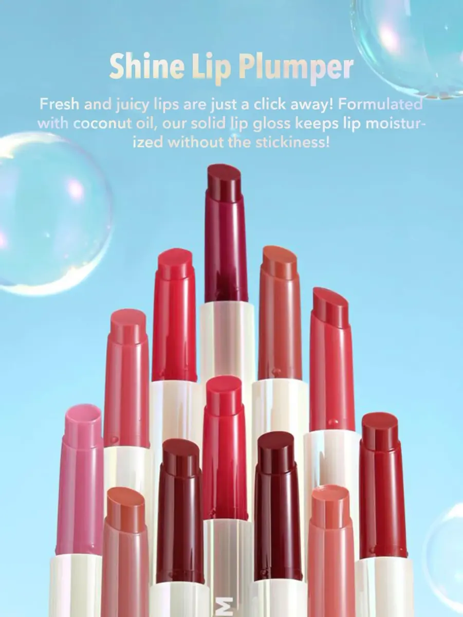 SHEGLAM PoutPerfect Moisturizing Solid Lip Gloss Stick 0.07 Fl Oz (2ml) | High Shine, Non-Sticky, Coconut Oil Infused - view 8