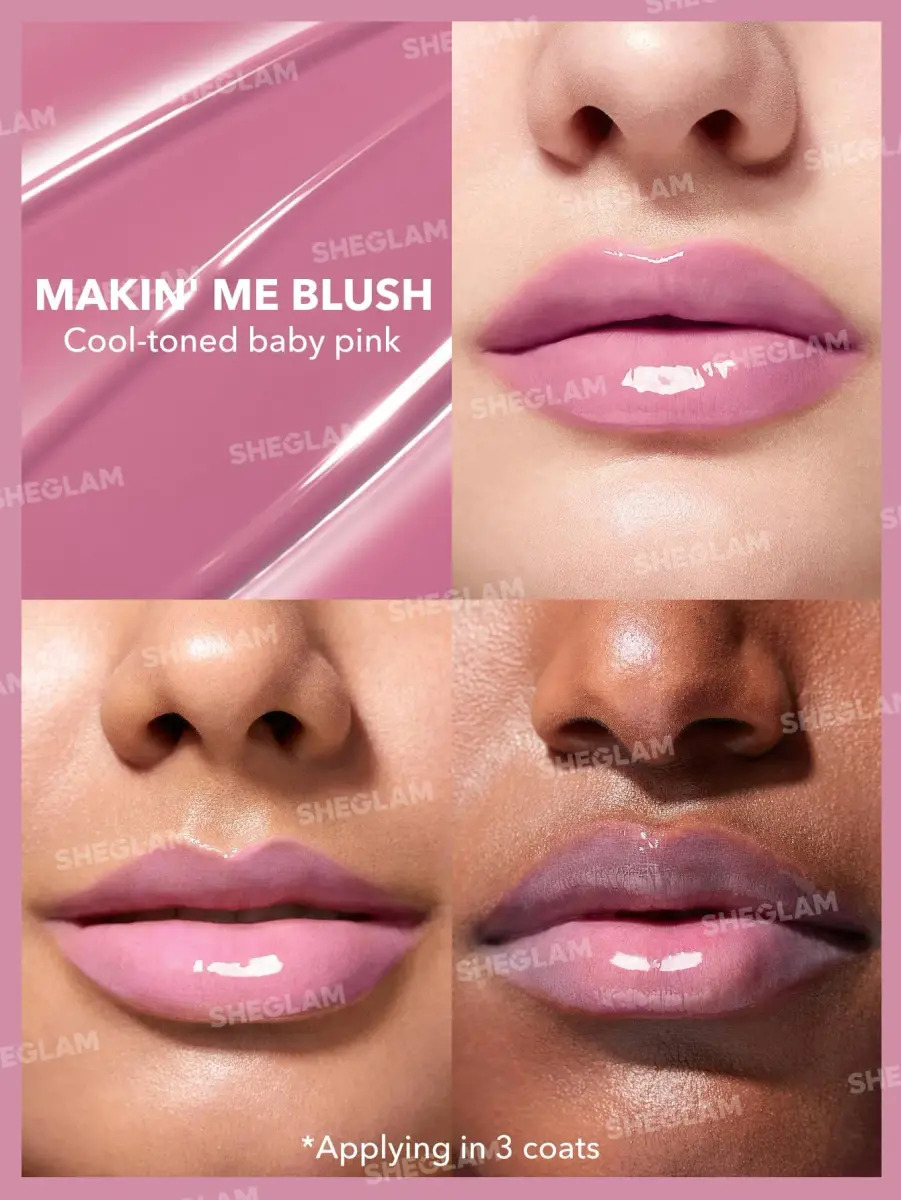 SHEGLAM PoutPerfect Moisturizing Solid Lip Gloss Stick 0.07 Fl Oz (2ml) | High Shine, Non-Sticky, Coconut Oil Infused - view 3