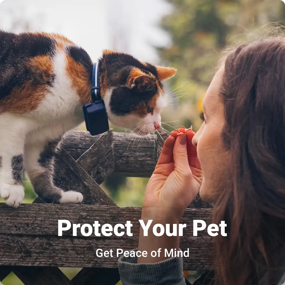 Tractive GPS Cat Mini Tracker Harness Attachment | Velcro Straps for Secure Cat Walks - view 7