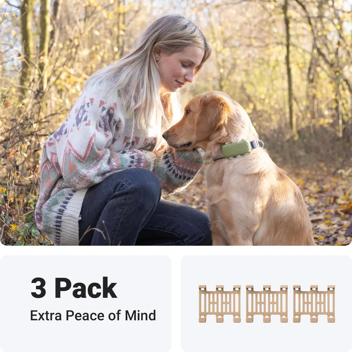 Tractive GPS Dog XL Tracker Rubber Attachment Clips (Pack of 3) | Fits Collars Up to 1.6 Inches Wide - view 6