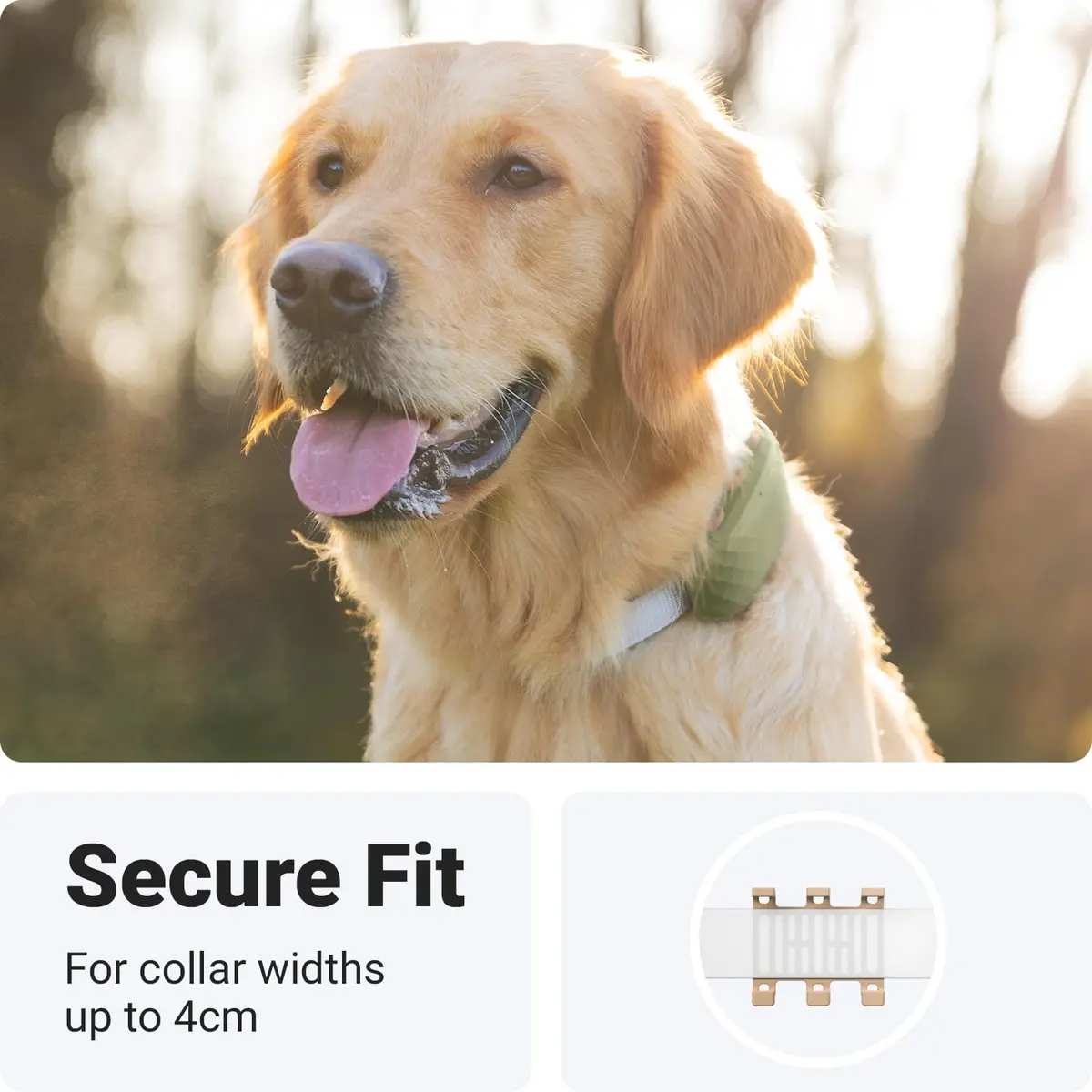 Tractive GPS Dog XL Tracker Rubber Attachment Clips (Pack of 3) | Fits Collars Up to 1.6 Inches Wide - view 4