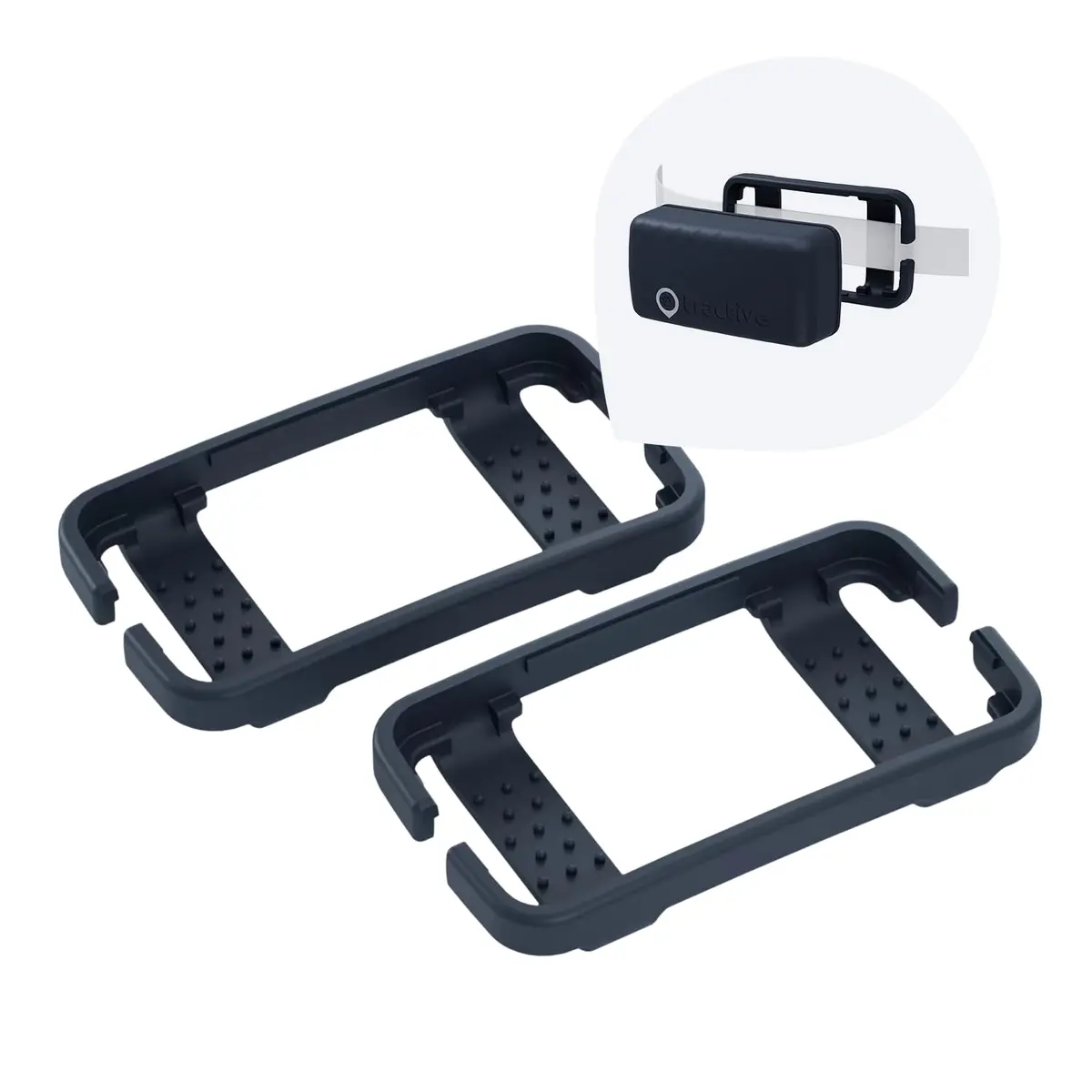 Tractive GPS Cat Mini Clip Mounting (Pack of 2, Dark Blue) | Secure Attachment for Pet Trackers - main product image