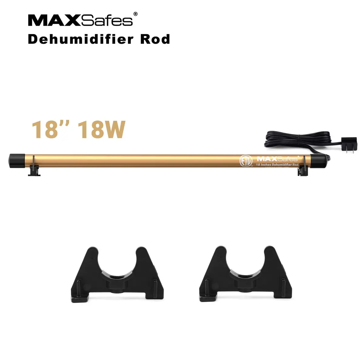 MAXSafes Dehumidifier Rod High Power 18in (46cm) | Maintenance-Free Humidity Control for Safes & Enclosures - view 2