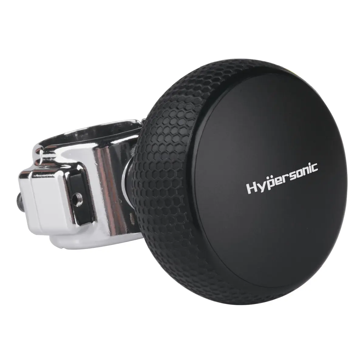 Hypersonic Large Steering Wheel Knob Spinners | Durable Suicide Knob for Car, SUV, Trucks, Tractors, Boat (Black) - main product image