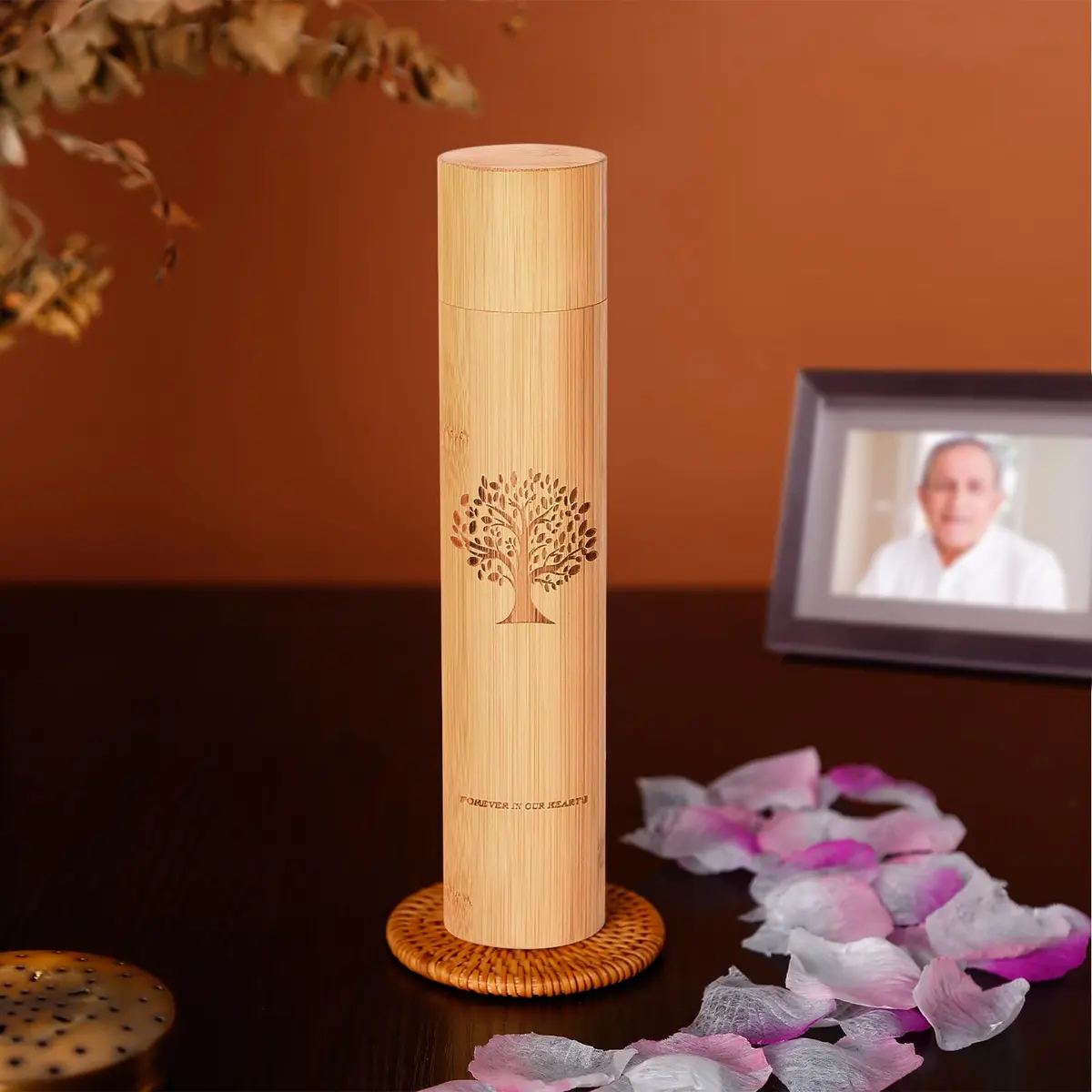 HOOMTREE Small Scattering Tubes for Human Ashes 9"x2" | Eco-Friendly Biodegradable Urns (Set of 4) - view 7