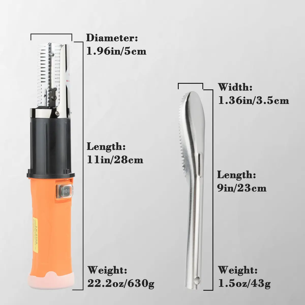 ROEDEER Fish Scaler Electric Cordless 12V | Efficient Fish Scale Removal Tool - view 6