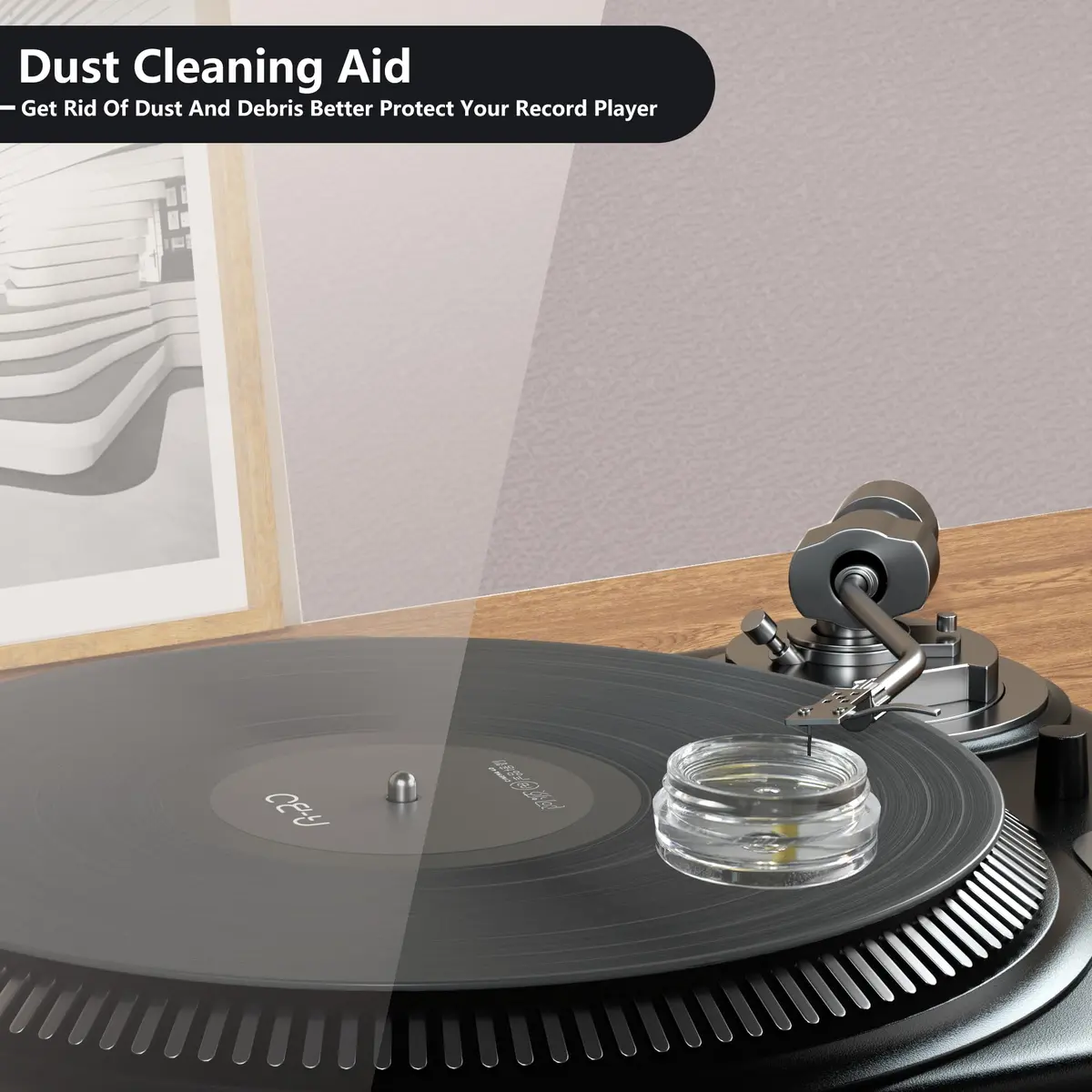 Maxtide Turntable Stylus Clean Gel White | Premium Anti-Static Zero-Dust Cleaner for Vinyl Record Player Needles - view 5
