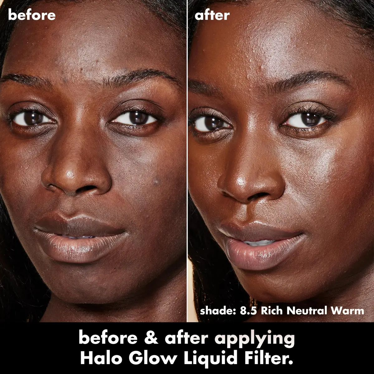 e.l.f. Halo Glow Liquid Filter 8.5 Rich | Hydrating Complexion Boost for All Skin Types - view 6