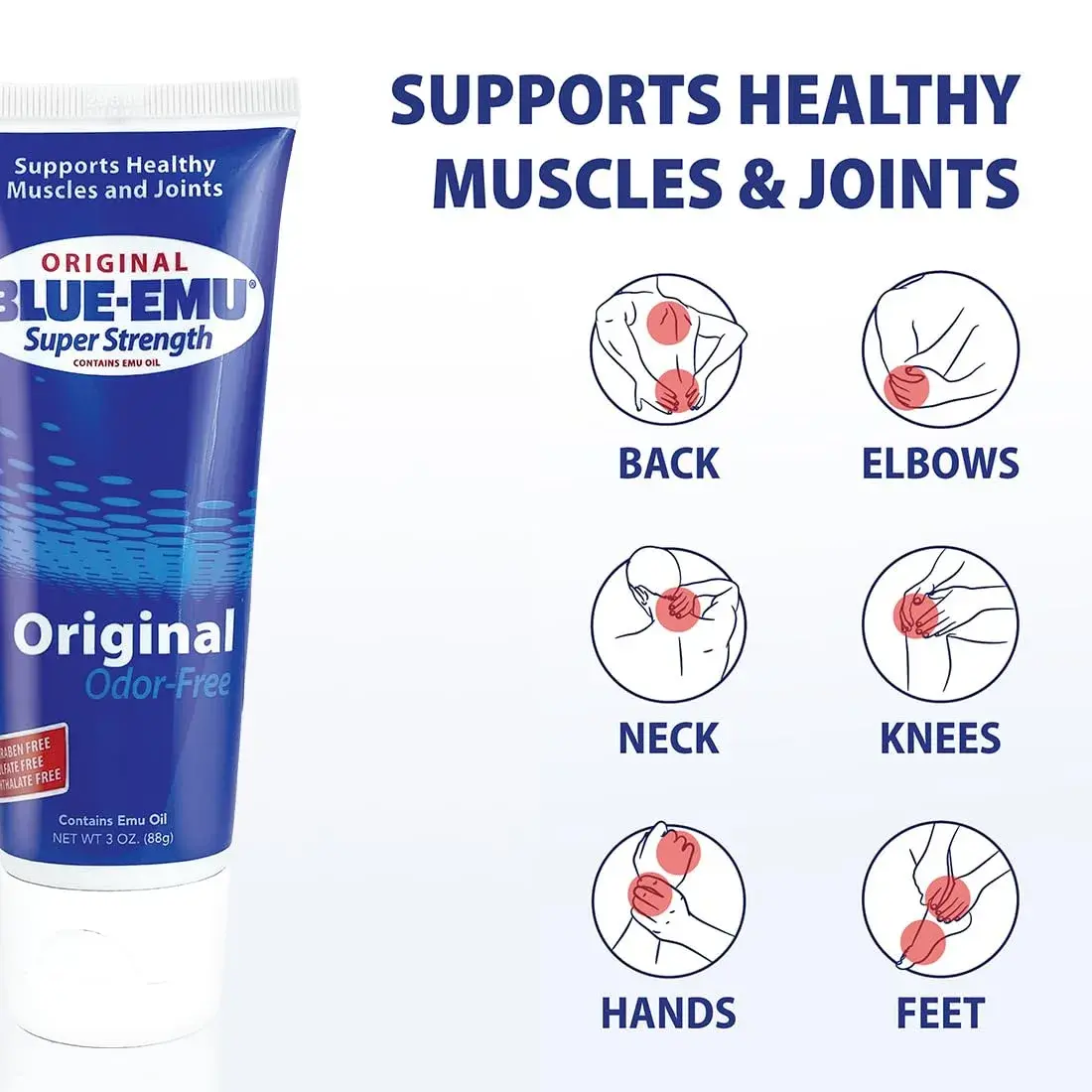BLUE-EMU Original Super Strength Cream 88.7ml (3 Oz) | Soothing Muscle & Joint Support - view 3
