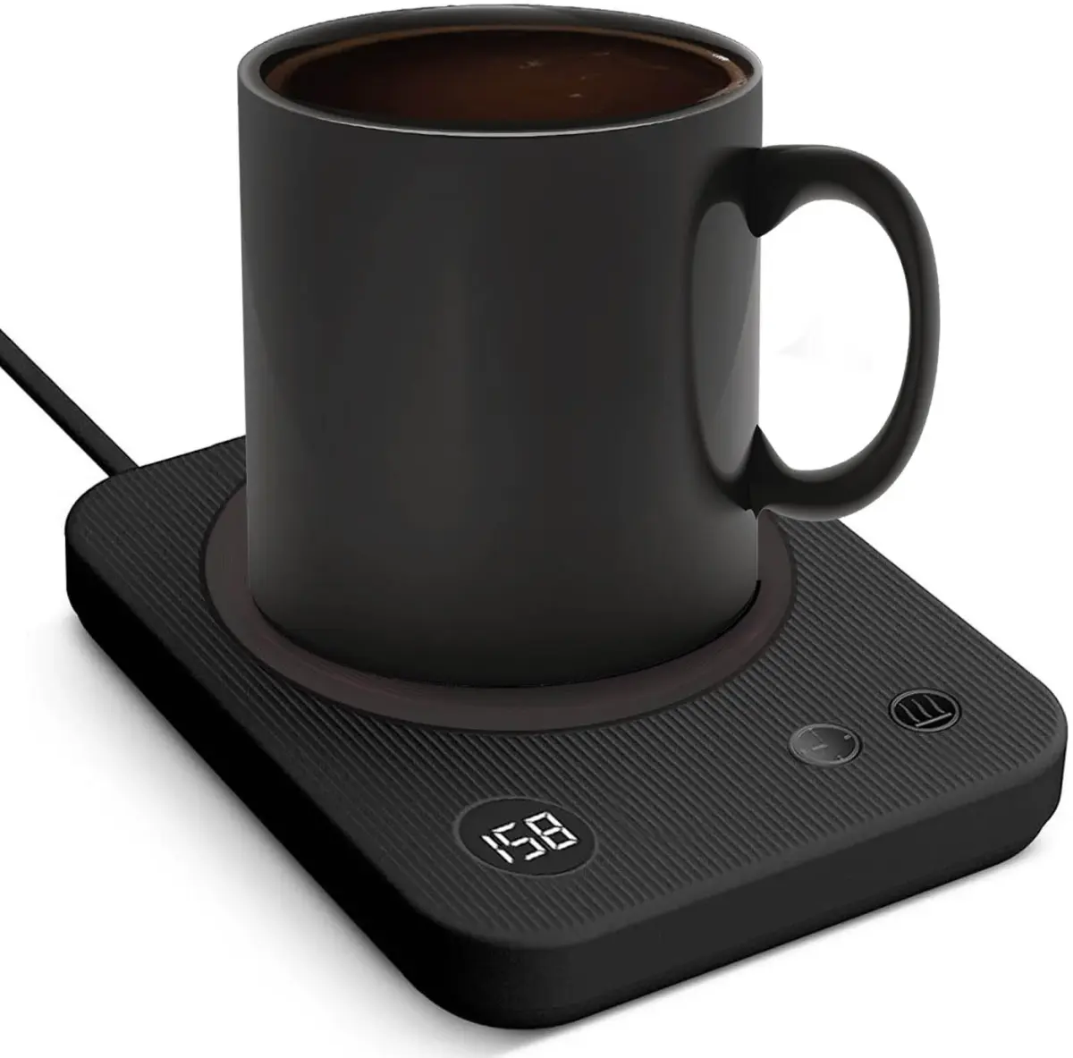 Lesipee Electric Coffee Mug Warmer with Auto Shut Off & 3 Temperature Settings | 156 ml (5.5 fl oz) - main product image