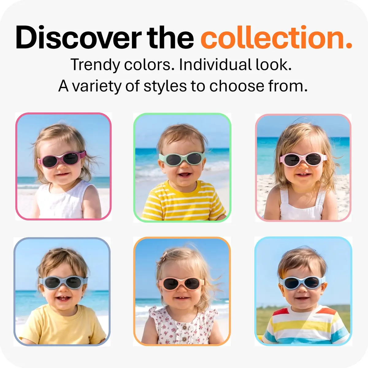 Mausito Baby Sunglasses (0-24 months) | Flexible UV400 Protection for Infants - view 6
