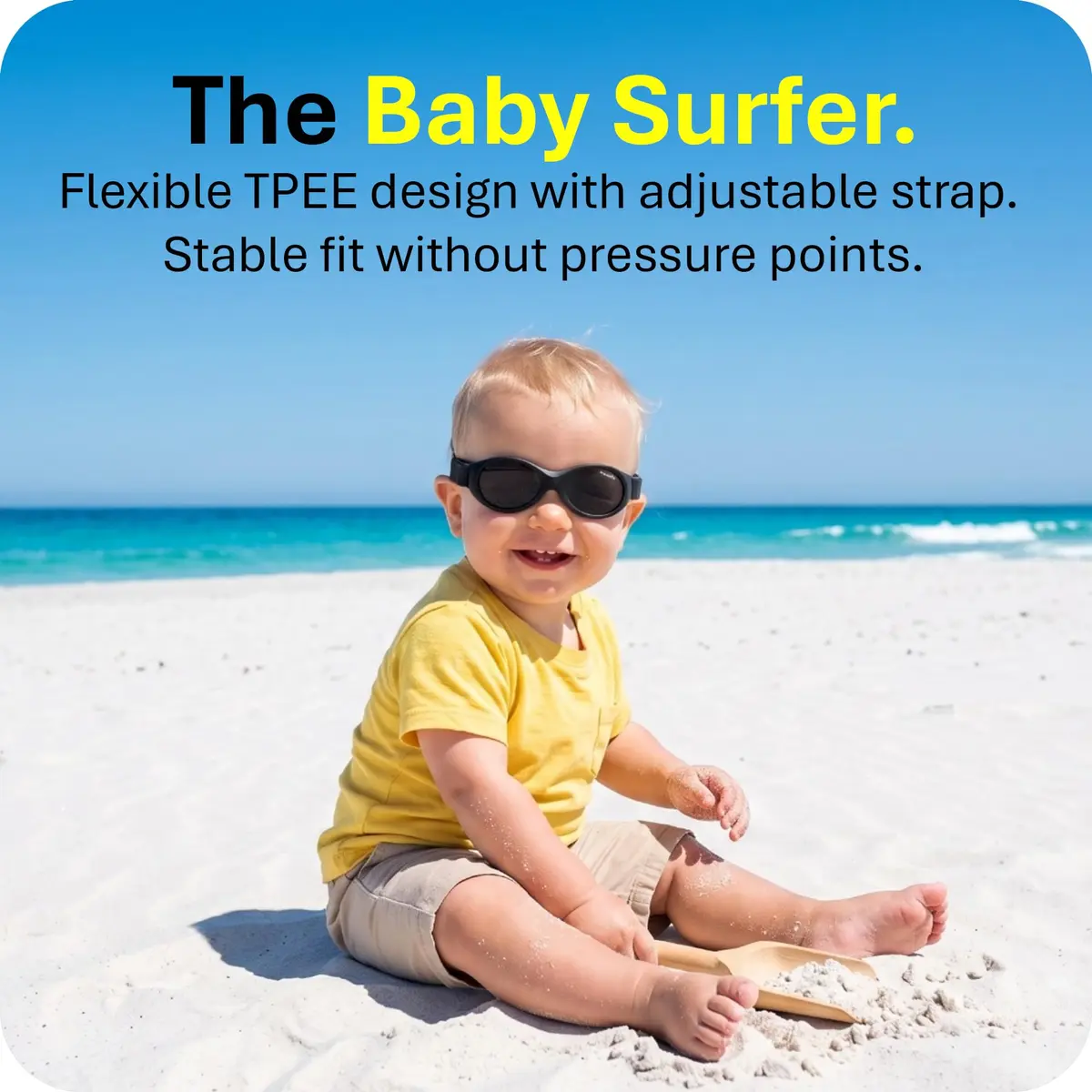 Mausito Baby Sunglasses (0-24 months) | Flexible UV400 Protection for Infants - view 2